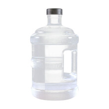 Waterfles van 1 gallon met handvat – BPA-vrije draagbare waterkan voor kamperen, wandelen en noodgevallen – Lekvrije, transparante watercontainer