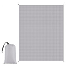 Camping Blanket Picnic Mat Waterproof Foldable Beach Mat Light Gray
