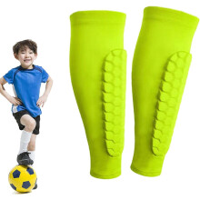Shin Defender Shin Guards Kids 2 Pair, Shindefender Shin Guards Soccer, with Honeycomb Pads, for Soccer Kids Youth Adult