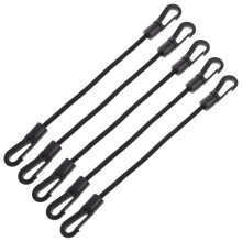 5pcs Elastic String With Hooks For Kayak And Outdoor Use Multi-Use Elastic Rope Bands Portable Tie Down Straps For Camping And Hiking,