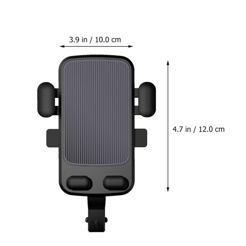 Cykeltelefonholder Holdbar PC ABS Silikone Sort 1