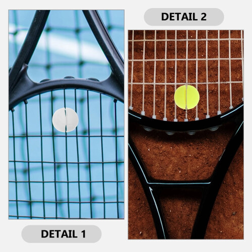 2 stk. tennisketcherdæmpere støddæmper 2