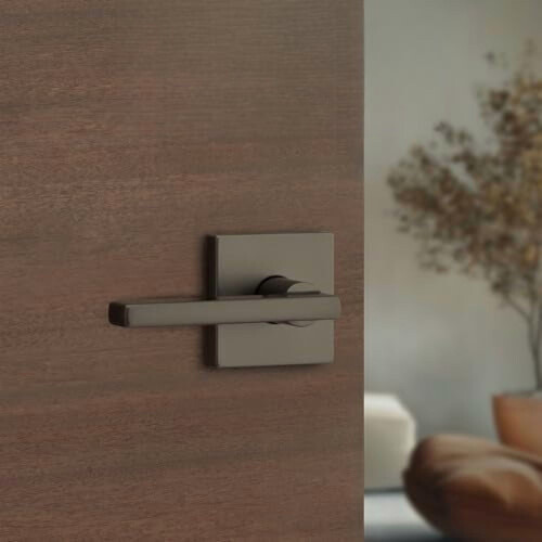 Λαβή εσωτερικής τετράγωνης πόρτας διέλευσης Halifax, μοχλός για πόρτες ντουλαπιών 1
