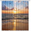 Tropical Sunset Shower Curtain with Plastic Hooks 1