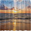 Tropical Sunset Shower Curtain with Plastic Hooks 4