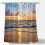 Tropical Sunset Shower Curtain with Plastic Hooks 2