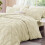 Beige Twin Comforter Set Boho Pintuck 2-Piece 2