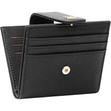 Malé peňaženky pre ženy, tenké dvojité puzdro na kreditné karty, minimalistické vrecko na zips s vreckom na mince