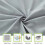 King Sheets Set 1800 Series Microfiber Grey 6-Pc 4