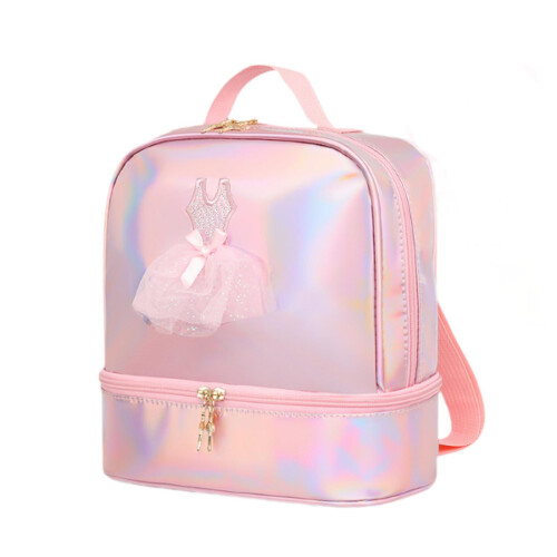 Mochila de Ballet para Ginástica, Bolsa de Ginástica para Ballet e Dança, Rosa 2