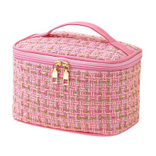 Large Capacity Cosmetic & Travel Wash Bag – Lightweight, Breathable, with Internal Pockets; Holds Makeup, Phone, Passport, Toiletries; Compatible