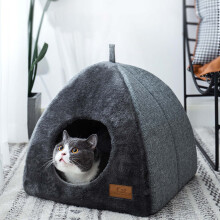 Cuccia per gatti a forma di grotta, cuccia per gatti da interno, cucce per animali in offerta, biancheria da letto per piccoli animali, cucce per