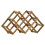 Freestanding Stackable Wine Rack Organizer for Countertop and Cabinets With Foldable Design and Scratch Protector Style B Brown 1