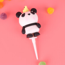 1Pc Topper Children Cute Cupcake Toppers Multi Colored Polymer Clay Panda for Celebrations