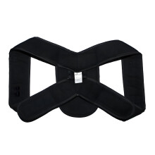Houdingscorrector voor vrouwen, rugbrace met elastische schouderbanden, handige en comfortabele schouderbrace, zwart, maat L