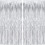 Silver Metallic Streamers Backdrop Foil Fringe 8.2ft x 1