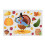 Thanksgiving efterårs vinduesdekoration sæt med 9 dele 6