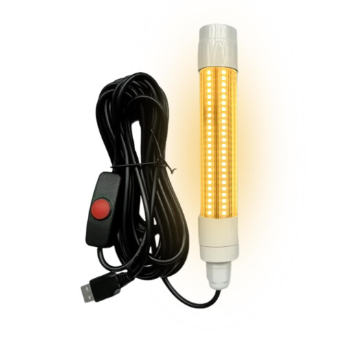 Υποβρύχιο φως ψαρέματος 5V LED νυχτερινό φως ψαρέματος Φως έλξης ψαρέματος ζεστό