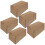 Packing box box moving packing carton half-height express box postal carton rectangular box express box (No. 5-three-layer AA hardened) 5pcs 7