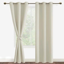 Cuirtíní Dorcha le Ceangail 42x63 orlach Tacar de 2