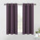Blackout Drapery Panels Plum Microfiber 42x54 Inch 2 pcs 1