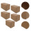 Packing box box moving packing carton half-height express box postal carton rectangular box express box (No. 5-three-layer AA hardened) 5pcs 2