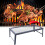 Grille de camping portable en acier avec pieds 2