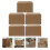 Packing box box moving packing carton half-height express box postal carton rectangular box express box (No. 5-three-layer AA hardened) 5pcs 6