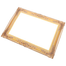 Cadre photo antique doré découpé, 48 x 34,5 cm