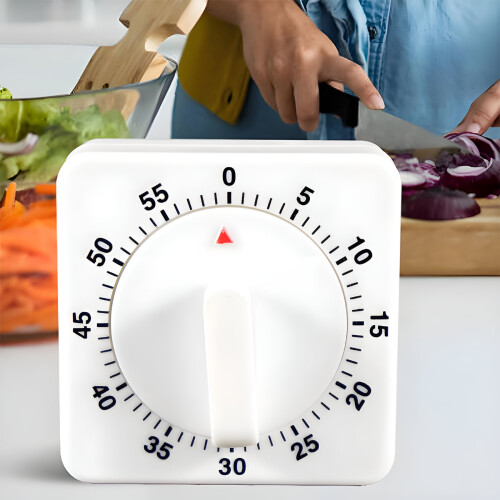 Mechanical Kitchen Timer PVC Portable 1 Unit 1