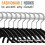50-pack smala 43 cm halkfria plasthängare 4