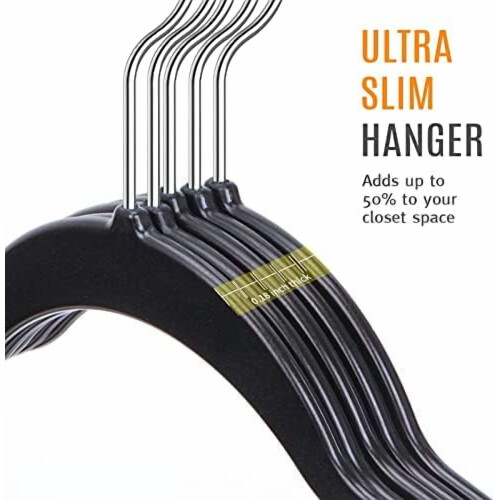 50-pack smala 43 cm halkfria plasthängare 2