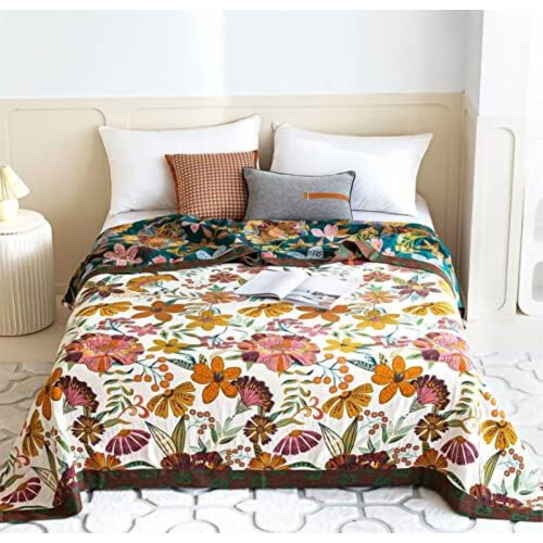 Βαμβακερή κουβέρτα 60x80εκ. σε σχέδιο Boho 1