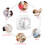 Mechanical Kitchen Timer PVC Portable 1 Unit 4