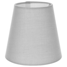 Abat-jour en tissu gris clair pour lampes de table