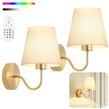 Ensemble de 2 lampes murales rechargeables sans fil