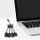 Micro USB-datahub voor tablets en telefoons, multifunctionele hub, oplaadstation en houder. 4