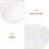 Led Light Covers Round Plastic Dome Lampshade Diffuser Replacement Ceiling Light Covers Light Fixture Accessories For Bedroom Bathroom And Kitchen 3