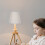 Small Light Grey Fabric Lampshade for Table Lamps, Soft Light Diffuser, Ideal for Home and Office Use 3