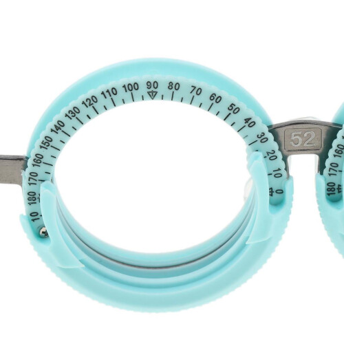 1x Justerbar prøvelampe til optiker, blå, 52 mm 2