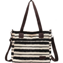 Plátenná taška tote pre ženy a mužov, plátenná kabelka cez rameno, crossbody taška, malá kabelka, viacvrecková taška cez rameno