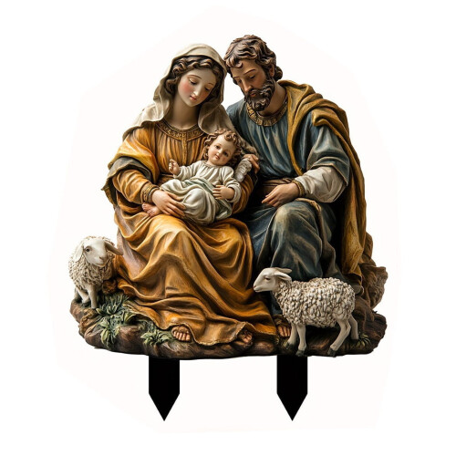 Crèche 2D Agneau de Dieu, 30 cm 1