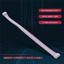 10Pcs/Set 18 Pin Signal Data Ribbon Cable for Bitmain S9 S7 + ++ K5 R4 30cm