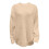 Pulls pour femmes automne-hiver, col rond, manches longues, pull décontracté 3