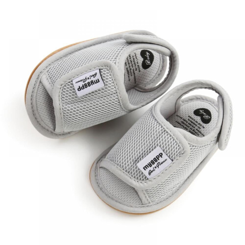 Sandals Leanaí Buachaillí Cailíní Samhraidh le Snaidhm Bogha Cothrom, 0-18M 1