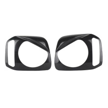 Lamp Hoods Stickers Car Headlight Light Lamp Cover Garnish for Jimny JB23 JB33 JB43 1998-2017 Black