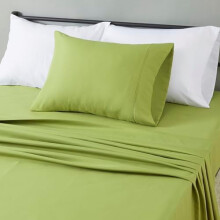 Lichtgewicht microvezel 3-delige beddengoedset, Oliver Light, effen, Twin XL
