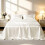 Σετ σεντόνια California King Satin – 4 τεμάχια σεντόνια Ivory Silky με βαθιές τσέπες, πολυτελής 1