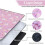 Πολύ μεγάλη κουβέρτα πικνίκ Pink Unicorn 60"x80" – Αδιάβροχη, ανθεκτική στην άμμο, 7