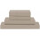 Ensemble de draps en microfibre polyester, taille standard 1